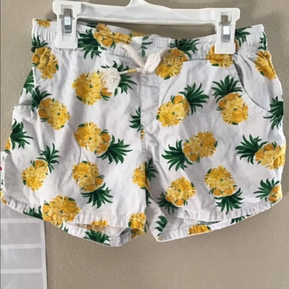 Girls Old Navy Super Cute Pineapple Shorts Size 14